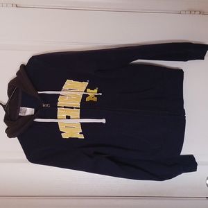 U of M Michigan zip up hoodie medium